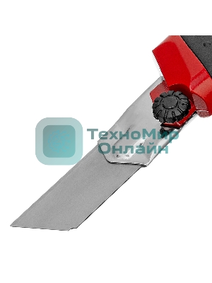 Нож Matrix, 25 мм, выдвижное лезвие, усиленная метал. направляющая, метал. обрезин. ручка