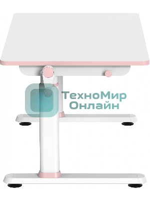 Стол детский Cactus CS-KD-PK столешница МДФ, розовый 100x80x60см