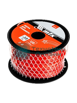 Леска для триммера звезда 3,0 мм х 120 м, на катушке MTX