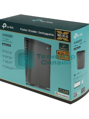 Двухдиапазонный роутер Wi-Fi 6 TP-Link Archer AX80 AX6000 с портом 2,5 Гбит/с