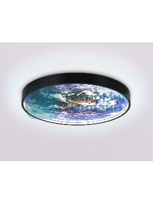 Настенно-потолочный светодиодный светильник Ambrella light FW11131 BK черный 15W LED 3000-6400K D240*38