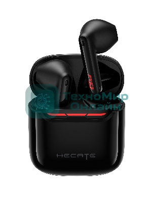 Наушники TWS Edifier Hecate GM3 Plus черный, вкладыши, Bluetooth, до 5.5 ч