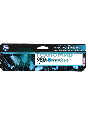 Картридж струйный HP D8J07A голубой для HP OJ Ent X585/X555 (6600 стр.)