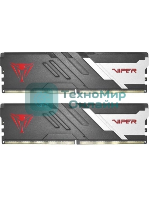 Оперативная память Patriot Viper Venom, DDR5, 32GB (2x16GB), 7400MHz, CL36, DIMM, с радиаторами, черный