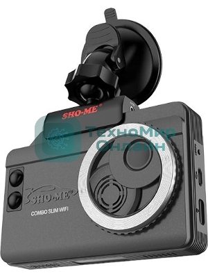 Видеорегистратор Sho-Me Combo Slim WiFi, 3840x2160, 3.5
