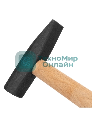 Молоток Сибртех 10211 слесарный, 200 г, квадратный боек, деревянная рукоятка