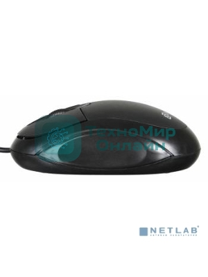 Мышь проводная Oklick 105S черный, 800 dpi, USB, кнопки - 3