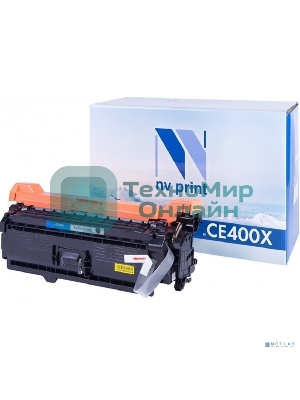 Картридж лазерный NVPrint совместимый HP CE400X черный для CLJ Color M551 (11000k)