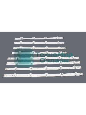 Светодиодная подсветка для телевизоров LG 39LN, AGF78400401, POLA2.0 39 (комплект, 8 шт)