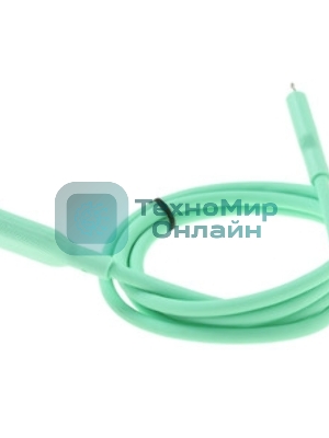 Кабель Qumo, MFI С91, USB-Apple 8 pin, 1м, 5-9В, до 2А, 18Вт, опл.нейлоновая леска, кон. металл серебро, белая оплетка