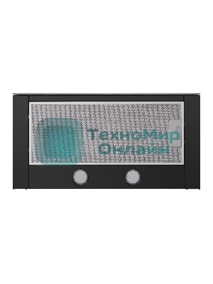 Вытяжка встраиваемая Maunfeld Ouse Touch Glass 60 черный, 60 см, 750 куб. м/ч, 48 дБ