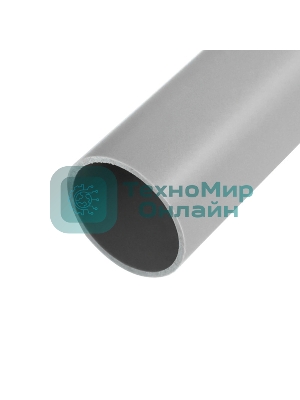 Труба гладкая жесткая ПВХ Rexant ø 25 мм, 3-метровая серая (120 м/уп.)