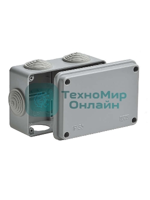 Рувинил 67051 Тусо.Коробка расп. для о/п, 120х80х50 мм, 6 вводов, IP55