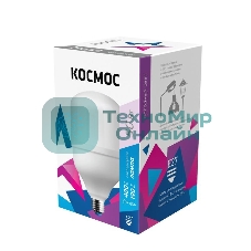 Лампа светодиодная высокомощная Космос HWLED 50Вт 220В E27 6500К (переходник с E27 на E40 в комплекте)