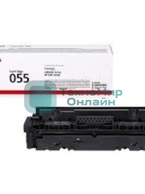 Картридж лазерный Canon 055 BK (3016C002) черный (2300 стр.) для Canon i-SENSYS серий MF740, LBP660