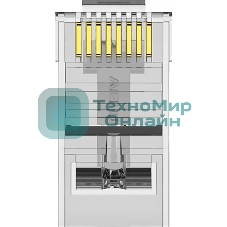 Коннектор Vention RJ45 (8p8c), cat. 5e, под витую пару (50 шт.)