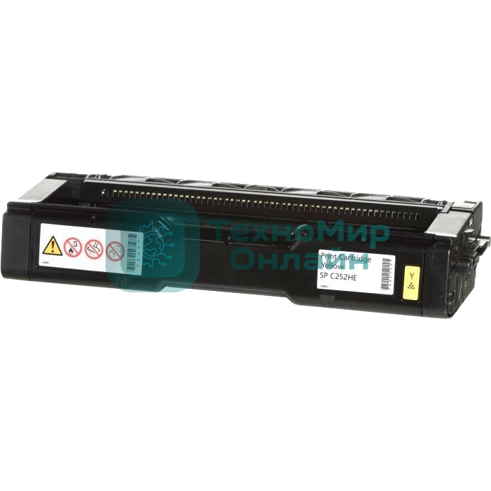 Картридж лазерный Ricoh тип SPC252HE желтый для SP C252DN/C252SF 6000 отп.