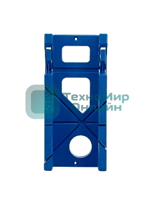 Стусло пластиковое Сибртех синее, 4 угла для запила+пила 450 мм