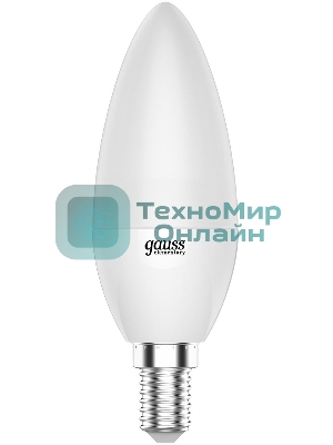 Лампа светодиодная Gauss Elementary 33126T 6Вт цок.: E14 свеча 180B 4100K св. свеч. белый. нейт. (упак.: 3 шт)
