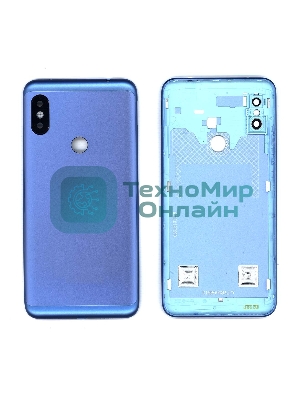 Задняя крышка для Xiaomi Redmi Note 6 голубой