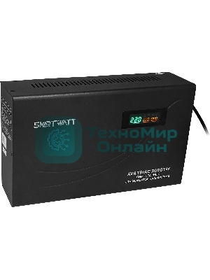 Стабилизатор напряжения Smartwatt AVR Triac 2000TW 2000ВА черный