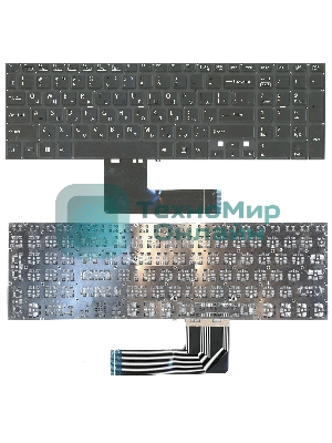 Клавиатура для ноутбука Sony FIT 15 SVF15 черная с подсветкой