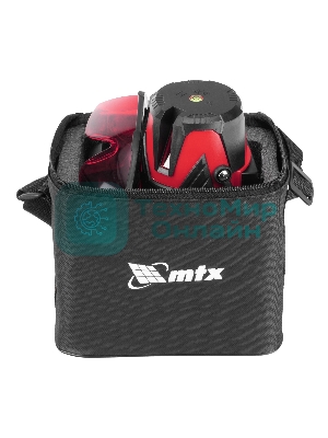 Лазерный уровень MTX MXL RED, 30 м, красный луч, акк. Li 2400 mAh, сумка, резьба 5/8