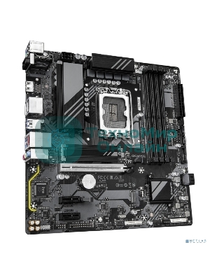 Материнская плата Gigabyte B760M DS3H WIFI6E GEN5, LGA1700, Intel B760, 4xDDR5, 4xSATA, 2xM.2, 1xPCIe 5.0 x16, 2xPCIe 4.0 x1, 1xHDMI, 2xDP, 1x2.5Gb LAN, Wi-Fi 6E, Bluetooth 5.3, 1xUSB-C 10Gbps, 3xUSB-A 5Gbps, 2xUSB-A 2.0, 3x3.5 мм, 7.1, mATX