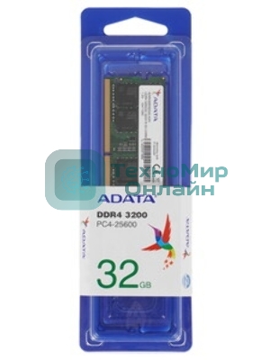 Оперативная память ADATA, DDR4, 32GB (1x32GB), 3200MHz, CL22, SO-DIMM