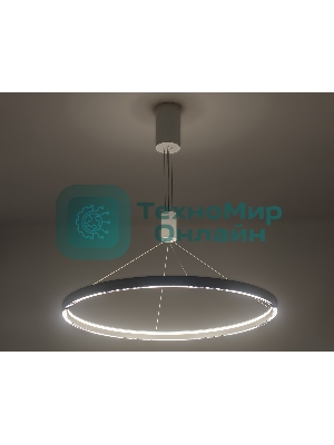 Подвесной светодиодный светильник Ambrella light FL5855 WH белый 40W 3000K/4200K/6400K D800*860 (без ПДУ)