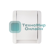 Розетка одноместная Kranz INDUSTRIAL IP54 с заземлением, о/у, белая