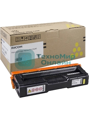 Картридж лазерный Ricoh тип SPC252HE желтый для SP C252DN/C252SF 6000 отп.