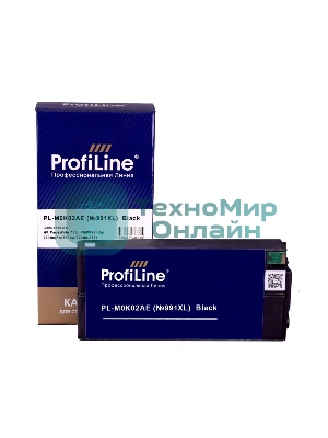 Картридж струйный ProfiLine PL-M0K02AE (№991XL) для принтеров HP PageWide 755dn/MFP774dn/779dn/Pro750dw/772dn/777z с чернилами Black