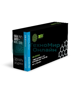 Картридж лазерный Cactus CS-C9731A голубой (12000 стр.) для HP Color LaserJet 5500/5550