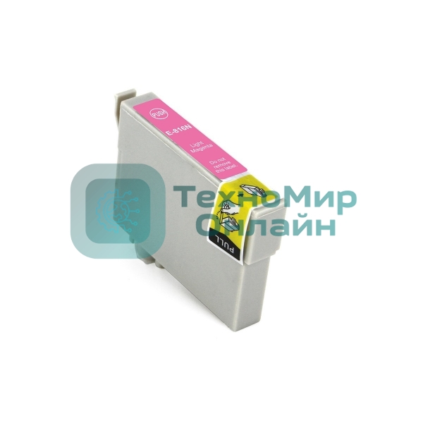 Картридж струйный NVPrint T0816 (NV-C13T11164A10) Light Magenta для Epson Stylus Photo 1410/R270/R290/R295/R390/RX590/RX610/RX615/X690/TX650/TX659/TX700/TX700W/TX710W/TX800/T50/T59 (18.2 мл) совместимый