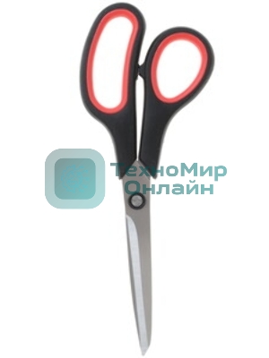 Ножницы LARA LR05-90 BLISTER 21,5 см, прорезиненные ручки, сверхострая заточка, нержавеющая сталь 2CR14