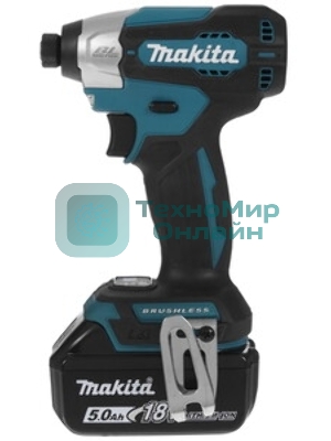 Дрель-шуруповерт Makita DTD157RTJ, 18 В, 5 Ач, 140 Нм, бесщеточный, ударный