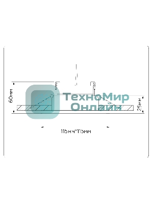 Светильник Ambrella light TN52341 SWH/GWH белый песок/белый глянец GX53 max 12W 115*115*25