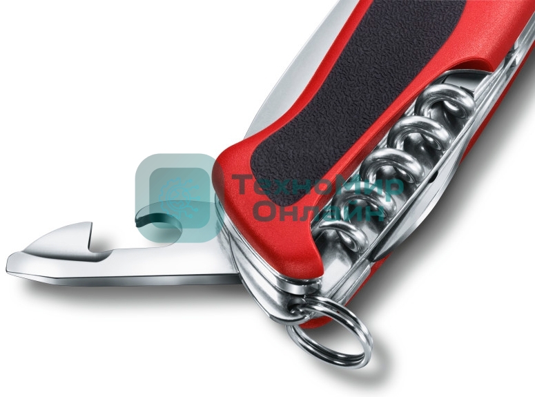 Нож перочинный Victorinox RangerGrip 61 (0.9553.MC) 130мм красный/черный карт.коробка