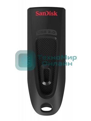 Флешка USB Sandisk CZ48 Ultra (SDCZ48-256G-U46), 256Gb, USB 3.0, R/W 130/30, черный