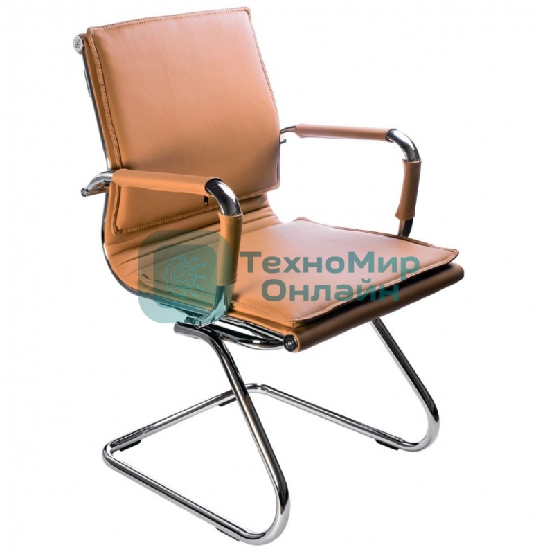 Кресло Бюрократ CH-993-Low-V/Camel светло-коричневый, экокожа, 120 кг, механизм качания, низкая спинка