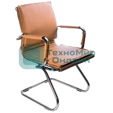 Кресло Бюрократ CH-993-Low-V/Camel светло-коричневый, экокожа, 120 кг, механизм качания, низкая спинка