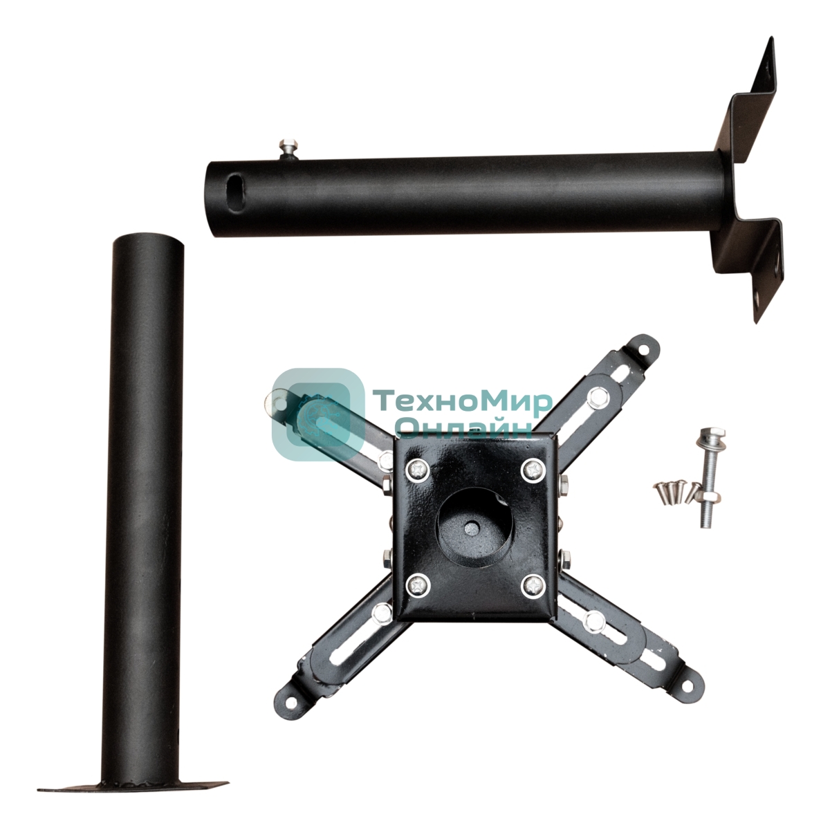 Крепление для проектора, с круглой штангой 150 см, цв. черный