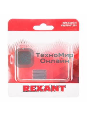 Неодимовый магнит прямоугольник Rexant 20х10х2мм сцепление 2,4 кг (упаковка 5 шт)