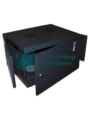 Шкаф коммутационный Lanmaster Next (TWT-CBWNM-18U-6X6-BK) 18U 550x600 мм пер. дв. металл 60 кг черный