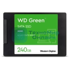 Накопитель SSD WD Green WDS240G3G0A, 240Gb, SATA III, 2.5
