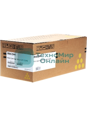 Картридж лазерный Ricoh тип SPC252HE желтый для SP C252DN/C252SF 6000 отп.