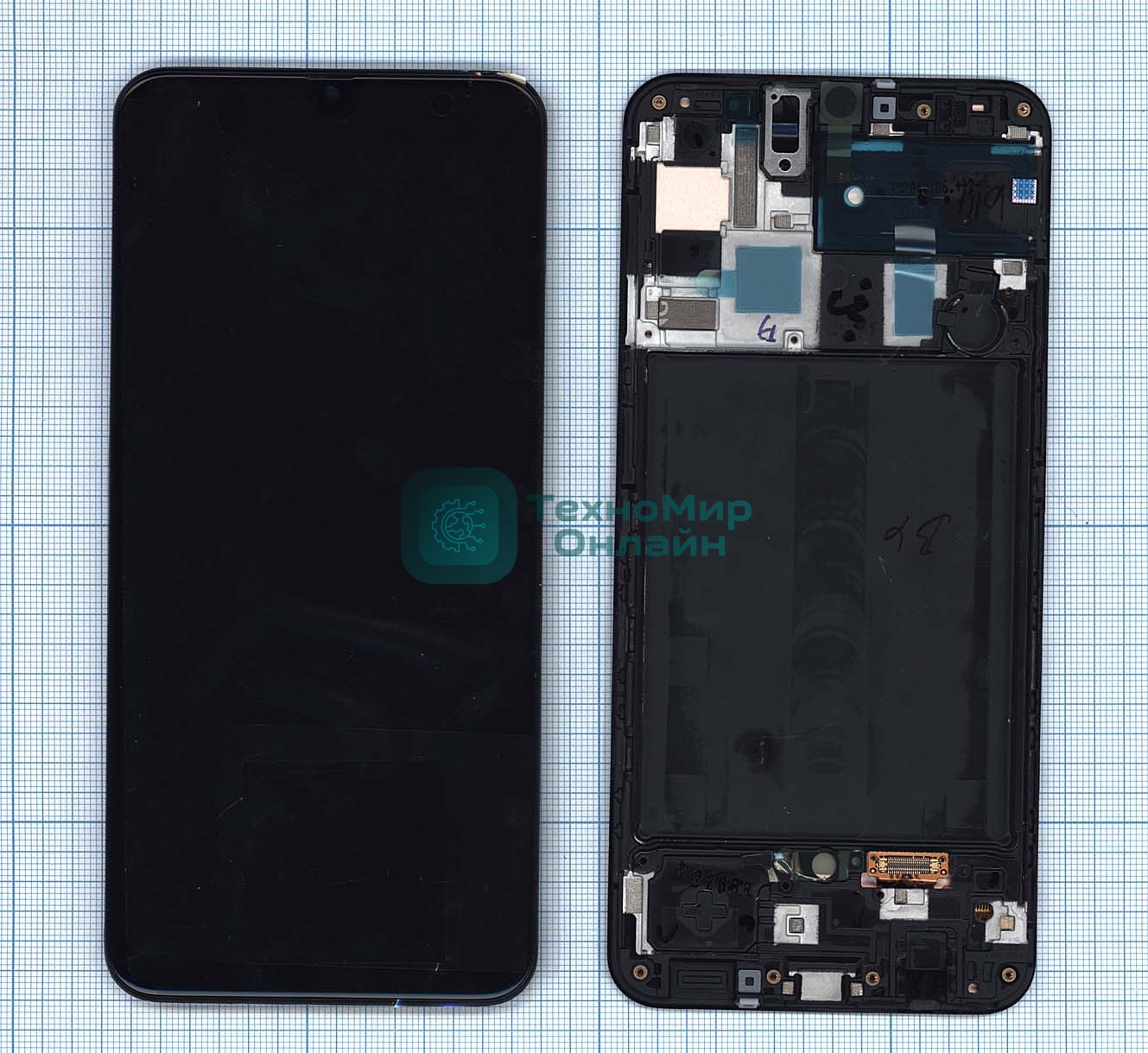 Дисплей для Samsung Galaxy A50 SM-A505F черный