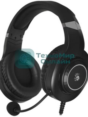 Гарнитура Bloody G220 чёрный, проводная, подсветка