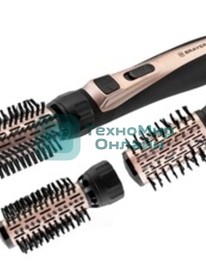 Фен-щётка BRAYER BR3100 черный/золотистый, 1000 Вт, 35/40/50 мм